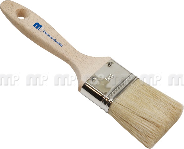MP Flach-Pinsel Premium, Helle Borste, 100 mm