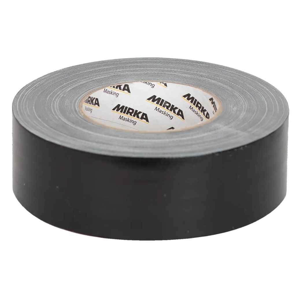 Mirka Gewebeklebeband Schwarz, 50 mm x 50 m