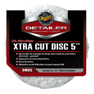 Meguiar´s Polierpad 5 DA Microfiber Extra Cut, 2,7 cm, 2er Pack