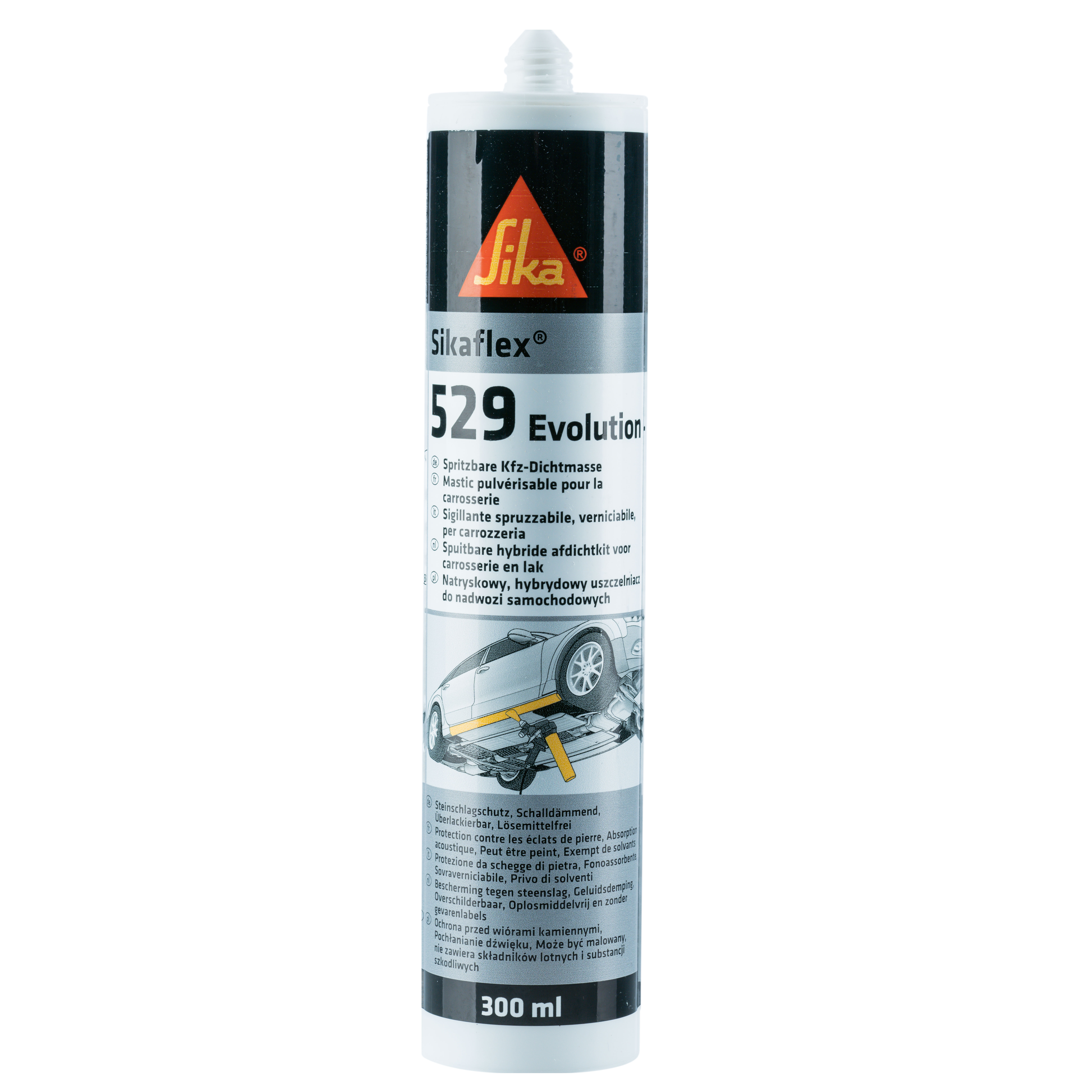 Sikaflex 529 Evolution Schwarz, 300 ml spritzbare Nahtabdichtung