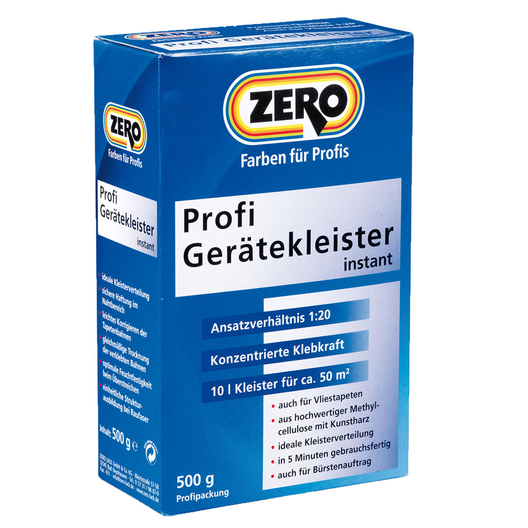 ZERO-LACK Profi Gerätekleister Instant 500 g