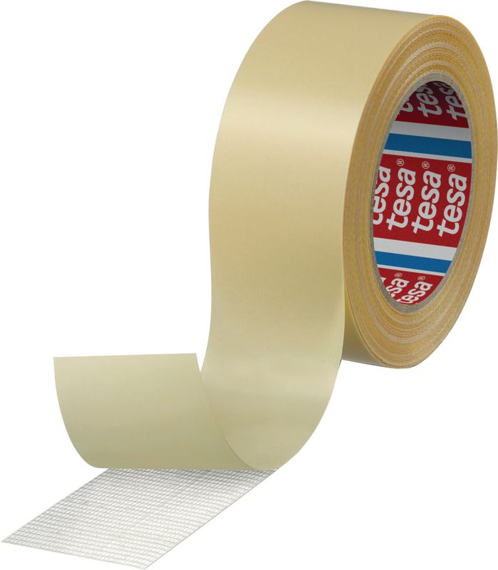 Tesa tesafix Doppelseitiges Klebeband 4934, Weiß, 25 mm x 50 m