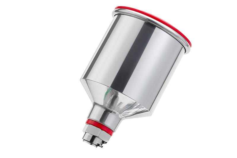 SATA Mehrweg-Fließbecher aus Aluminium, 0,75 l