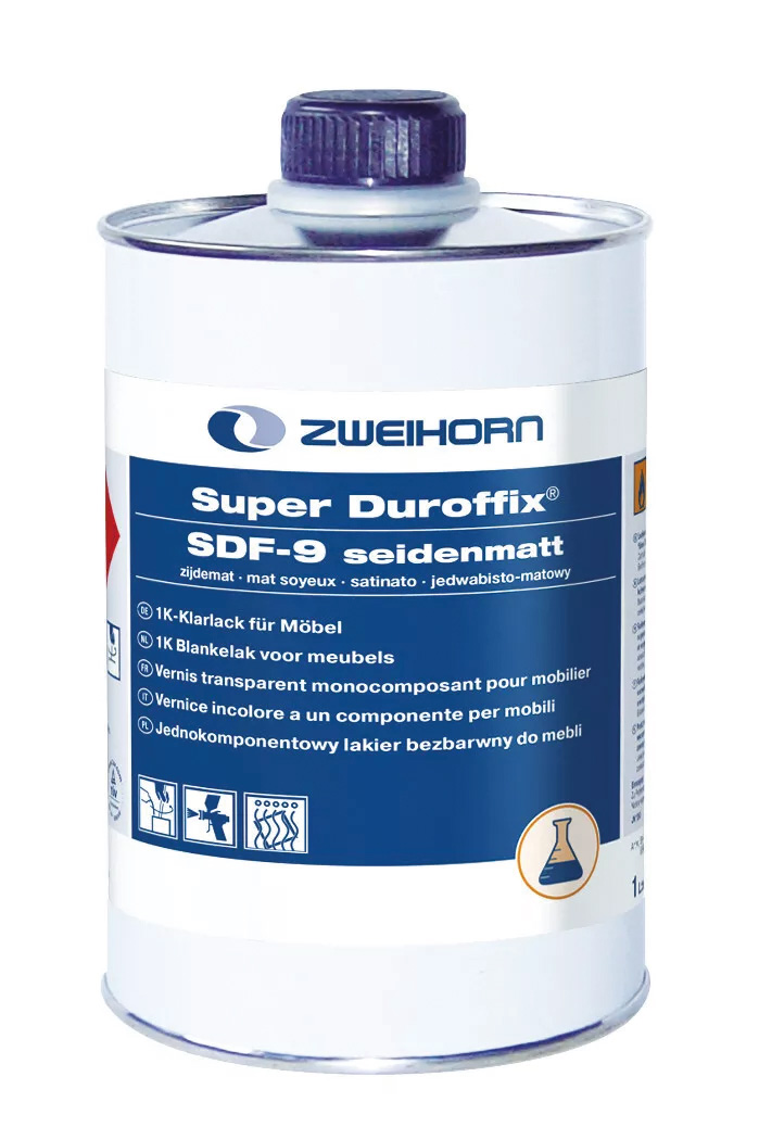 Zweihorn Klarlack Super Duroffix, SDF9, 25 l