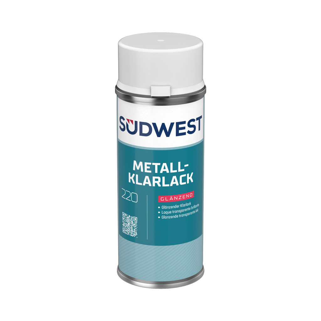 Südwest Metall-Klarlack, Farblos, Seidenmatt, 400 ml