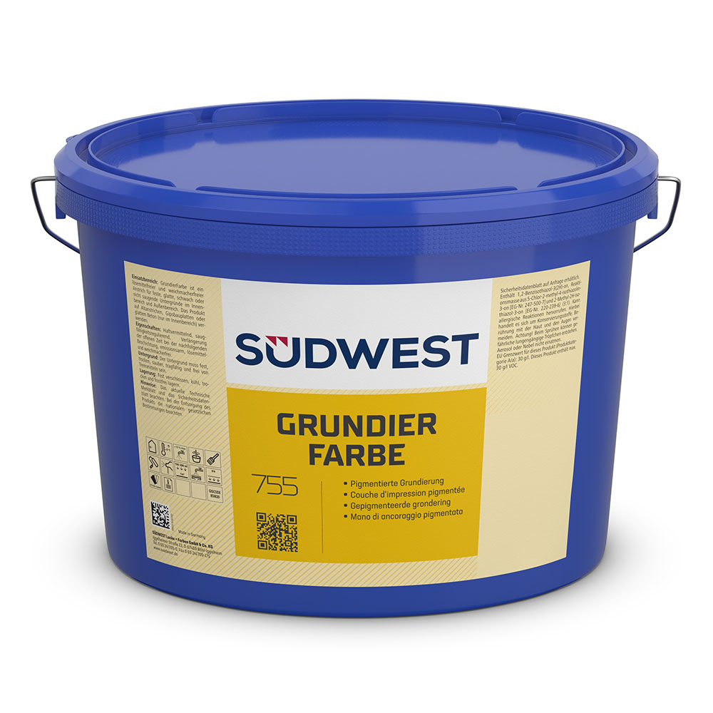 Südwest Grundierfarbe, 9110 Weiß, 12,5 l